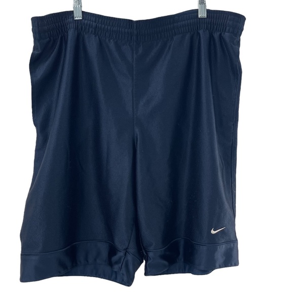 Nike Athletic Shorts Pockets Navy Size Large - Picture 1 of 11